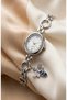 Women's Steel Watch Silver Color Butterfly Blue Stone Charm Detailed Vintage |   Oval Case Old Money Luxury Elegant Stylish Women's Wristwatch 2026 - 6