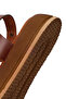 Women's Brown Buckle Thick-Soled Leather Sandals 26Sfd332718 - 8