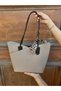 Women's New Season Luxury Design Hand & Shoulder Bag with Shawl Detail, Suitable for Daily Use - 7