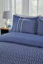 Angles Super King Size Satin Duvet Cover Set - 3