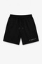 Black Women's and Men's Printed Oversized Set with Shorts - 3