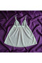 Women's Transparent Lace Thin Strap Nightgown Bb2473 - 4