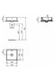 Loop WC Flush Plate metallic red bronze, 2 steps - 5