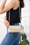 Women's Mink Hand and Shoulder Bag with Chain Detail and Wallet - 3
