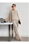Functional Blouse -Pants Women's Bottom Top Set Usa Trends -Do908765 - 2