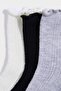 Women's 3-Piece Cotton Sock Set G3589Axns - 4