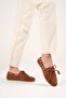 Women's Tan Beaded Daily Suede Shoes Tr27Ms07C - 2