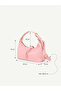 Women's Faux Leather Strap Shoulder Bag with Zipper and Rope Detail - 5