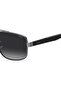 UV Protected Sunglasses Matte Dark Ruthenium Frame Dark Grey Shaded Mirror Lens 59mm - HG-1338/S-R80 - 4