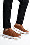 Zrc075 High Quality Thick Sole Lace-Up Men's Sneaker Brown - 4