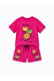Girl's Bloom Printed Shorts Set Summer Floral Patterned Top and Bottom Two-Piece Set
