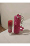 Flower Themed Lipstick and Lip Balm Holder Keychain Carrier Case - 3