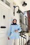 قميص - أزرق - 5