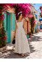 Polka Dot Summer Long Dress - 2