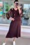 Mesh Cardigan Modal Fabric Dress Set 6Y318 - 3
