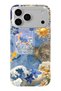 iPhone 17 Pro Compatible Transparent Phone Case with Moon Sun Vintage Sky Pattern