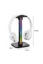 Luminous Game Headphone Stand Headphone Display Stand Detachable with USB Interface - 5