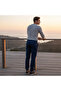 Men's Navy Blue Drawstring Tapered Chinos - 4