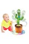 Dancing Cactus Toy Mimicking Talking Cactus Adjustable Volume Singing Cactus Embroidery Buttons Repeating What You Say - 2
