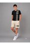 Boy's Printed T-Shirt Shorts Modern Line Patterned Set (Casual Summer Sportswear)