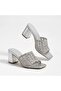 Hco Knitted Material Women's Stylish Heeled Slippers - 5
