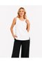 **Duygu Altıntaş 100% Muslin Women's Sleeveless Blouse – Side Button Detail, Comfortable Fit, Summer Elegance - 2
