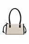 Women's Linen Baguette Handbag and Shoulder Bag - 5