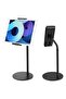 Tablet Stand Phone Holder, 360 Degree Rotating Adjustable Desktop Tablet Mount Compatible with iPad /iPhone/Nintendo Switch/Samsung Galaxy Tabs/Kindle /eBook Reader and More