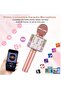 Kids Karaoke Microphone Upgrade Bluetooth Wireless Karaoke Microphones for Girls Boys Adults Singing Speaker Mic - 6