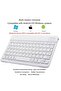 Ultra-Slim Bluetooth Keyboard and Mouse Combo Rechargeable Portable Wireless Keyboard Mouse Set - 3