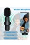 Mini Lavalier Microphone Clip-on Omnidirectional Mic Transmitter Receiver D11087-1—JA Black - 5