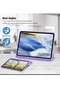 Smart Trifold Stand Case for iPad 10th Generation (10.9 Inch, 2022) with Pencil Holder - Soft TPU Back, Auto Wake/Sleep - Purple - 4
