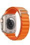 Apple Watch Ultra Straps, Women Men, Woven Loop Titanium G-Hook Sport Band for Apple Watch, Starlight, 44/45/49mm - 2