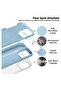 Compatible with iPhone 15 Pro Max Liquid Silicone Full Body Shockproof Protective Case - Baby Blue - 3