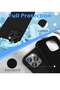 Liquid Silicone Case for iPhone 14 Pro Max 6.7 Inch with Screen & Camera Lens Protector, Black - 3