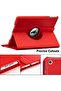 Versatile Red iPad Case - 360-Degree Rotation with Auto Sleep/Wake for iPad 9.7” (2017/2018), Air 2 & Air - 2