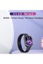 Germany TC12 Mini 36mm 2.5D Curved Display Smart Watch With 4 Jewellery Accessories 3 Pair Straps and Wireless Charger For Ladies and Girls Black - 3