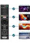 Smart Remote Control Sony Bravia UHD Crystal 4K Smart HDR OLED LCD LED HDTV RMT-TX100U with Netflix - 2