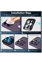 Camera Lens Protector for iPhone 14 Pro (6.1") & 14 Pro Max (6.7"), 9H Tempered Glass Metal Ring Cover - 4