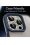 Camera Lens Protector for iPhone 15 Pro/Pro Max, 9H Tempered Glass Metal Ring, 3-Pack (Natural Titanium) - 6
