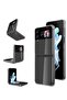 Case for Samsung Galaxy Z Flip 4 Clear Case, Hard PC Back & Soft TPU Bumper Transparent Protective Cover - 5