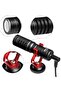 Shotgun Video Microphone, Universal Compact On-Camera Mini Recording Mic, Directional Condenser for DSLR, Camcorder, iPhone, Android Smartphones, Mac, Tablet