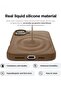 Brown Liquid Silicone iPhone 16 Plus Case – Slim Shockproof Full Body Protection with Microfiber Lining - 2