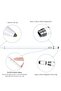 Active Stylus Pen White/Black 1.45mm fine Tip for iPad Apple iPhone Samsung Tablets - 2
