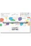 Ysf Shop Copic Acrea Light Set, 6-Piece Paint Marker Set, Water and Pigment-Based Ink, Line Thickness - 3