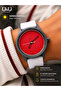 Sea, Pool Waterproof Solar Powered 42mm Large Case Unisex Wristwatch Silicone Cord Gift Boxed - 3