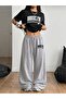 Unisex Teddy Bear Printed Oversize T-Shirt and Baggy Sweatpants - Summer Two-Piece Tracksuit Set - 3
