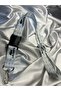 White Patterned Neck Strap, Matching Mirror Strap, Keychain Strap Moto Accessory - 2