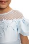 Girl's Evening Dress Lattice Beading Satin Long Princess Dress and Hairclip Set - Birthday, Party, Wedding, Graduation (3, 4, 5, 6, 7 Years) 35182Pr - 3