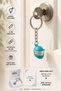 Blue Helmet Figured Keychain Unisex Metal Keychain